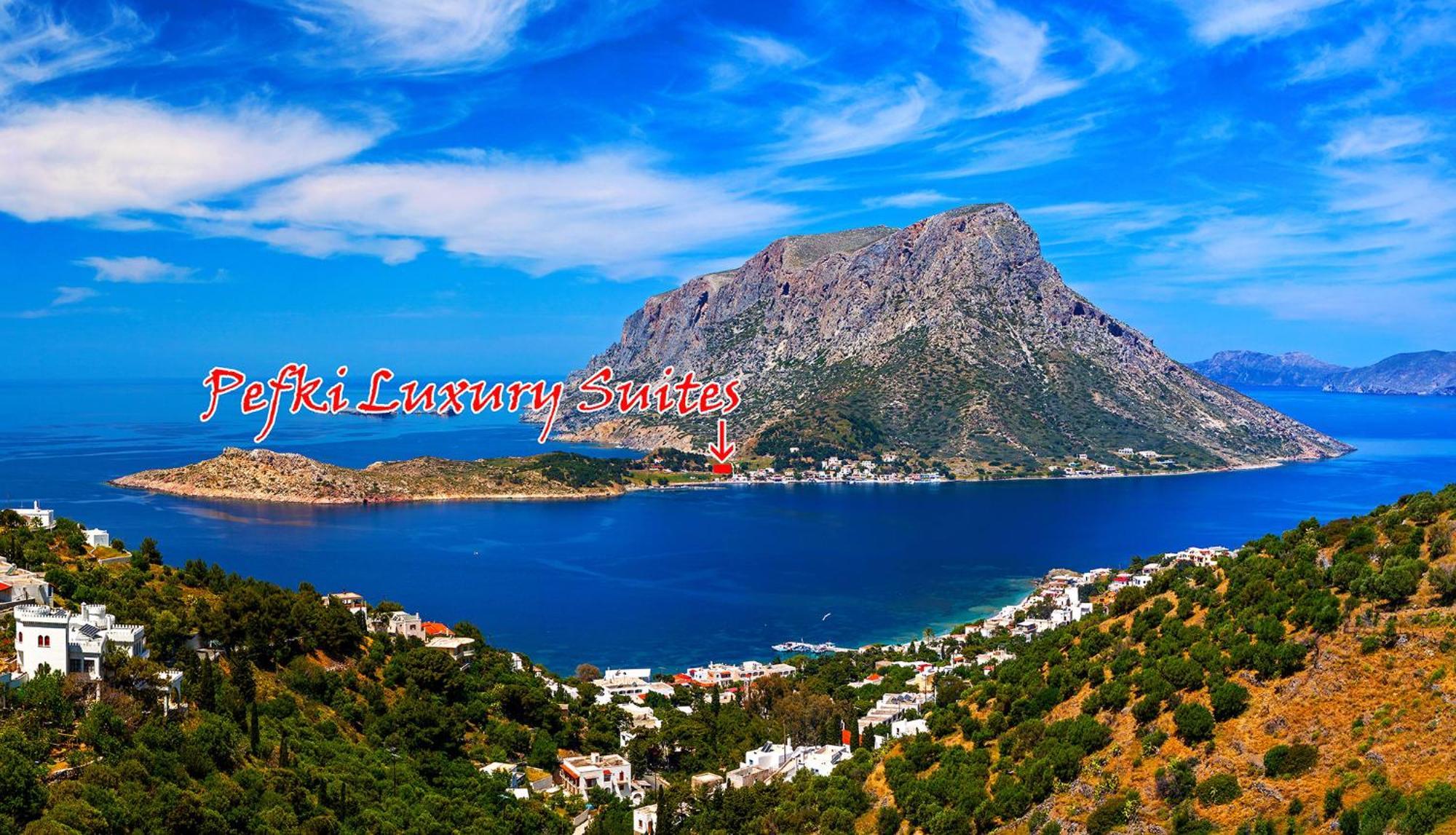 Pefki Luxury Suites Telendos Buitenkant foto